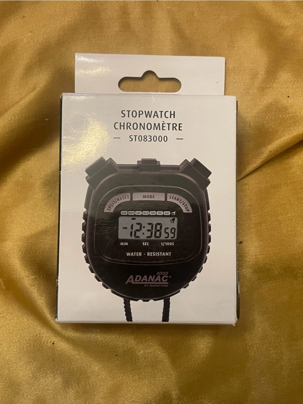 Anac Digital Stopwatch in Black NWOT